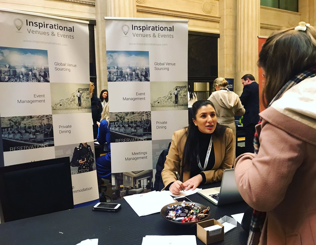 It’s not too late to meet the people from Inspirational Venues &amp; Events. 

Head to the the recruiter zone now! 

#careerseventlive