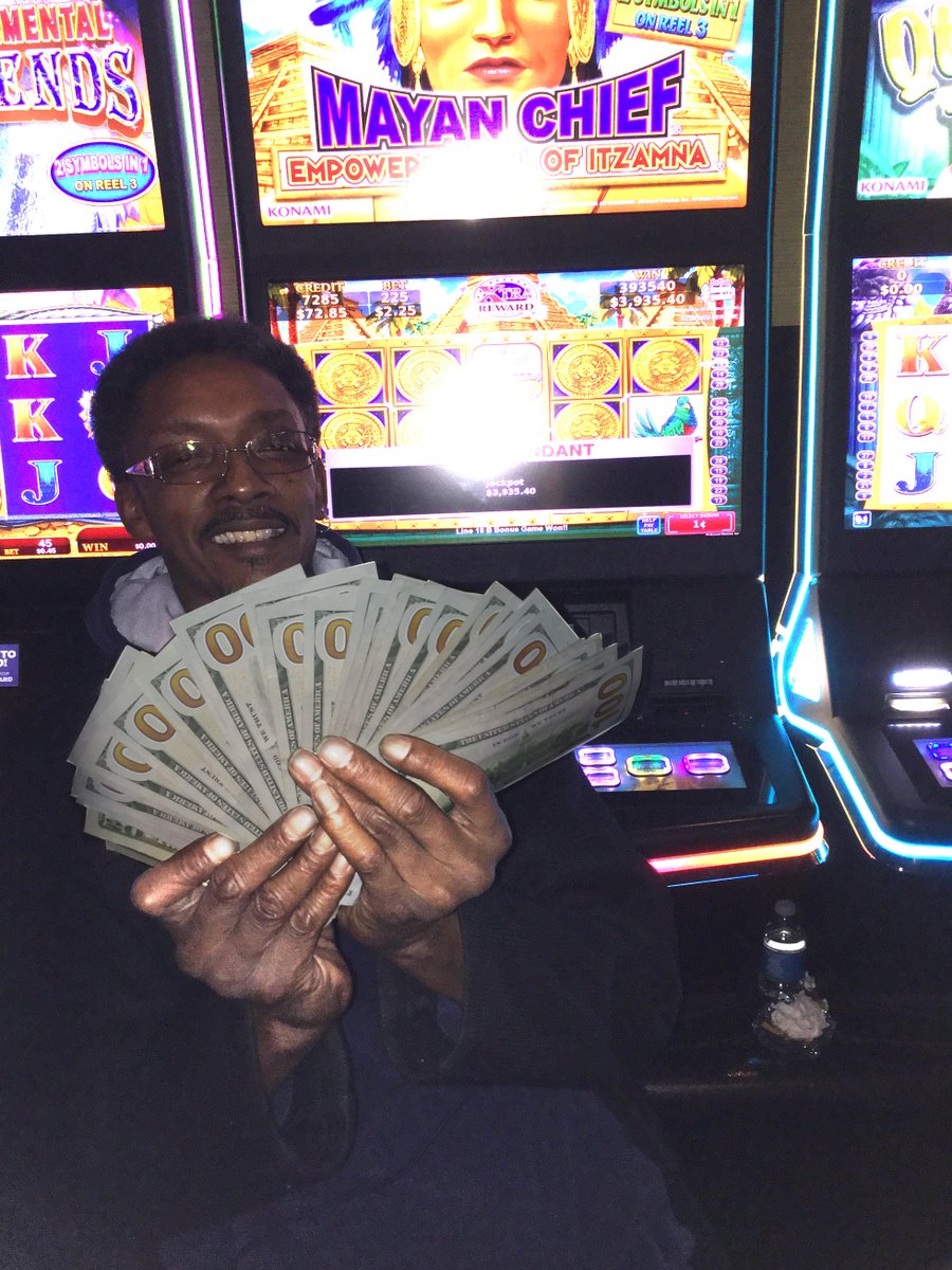 GunLakeCasino's tweet photo. Charles from Grand Rapids won $3,935.40 playing Mayan Chief. Congratulations Charles! #GLCWinner https://t.co/nSGNYIeG7b