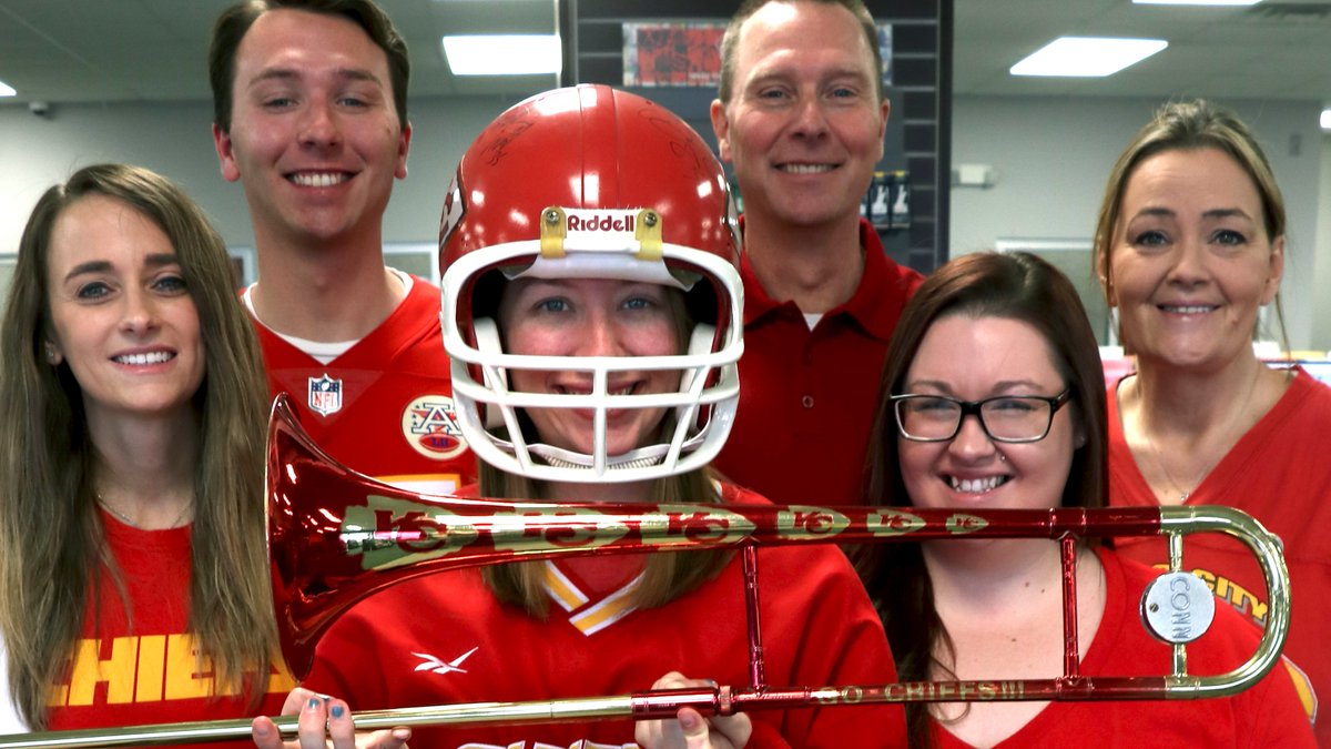 We're showing our true colors for #redfriday-- Go Chiefs!