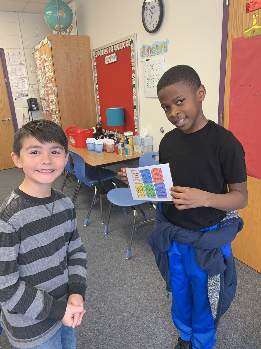 shanaprugh's tweet photo. Just some 3rd grade Alpha math magicians 🎩 doing their thing with binary numbers. #mathissofun #MISDGT https://t.co/XfK3DSB9kR