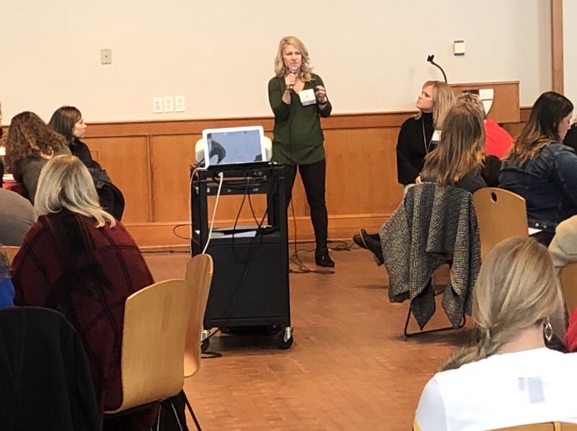 MartyHuitt's tweet photo. Deanne Fisher and Jennifer Kevern sharing about how to grow capacity in our teaching communities at the 5th Annual BIST Leadership Conference. #BISTon @OurCornerstones https://t.co/PLhrv4mz0H