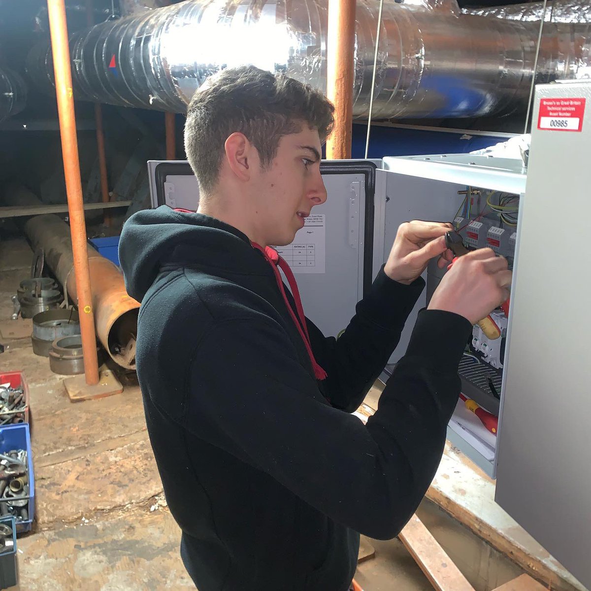 CLElectrical's tweet photo. Another great job done by our team, working with @Schneiderelectric on the @SSGreatBritain installing new temperature and humidity monitoring this week! #energysaving #controls #clelectricalcontrolsltd #savingtheship https://t.co/yJgbWCR2RE
