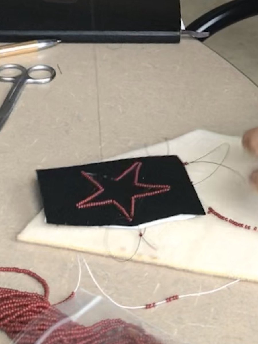 quailkwe's tweet photo. Listening to the lesson while #beading in the #waaban #Indigenouseducator program, York U #indigenousknowledge #indigenousartist @UIEC_Tdsb https://t.co/hLDI84ROoQ