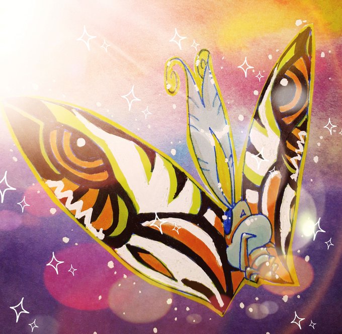 モスラのtwitterイラスト検索結果