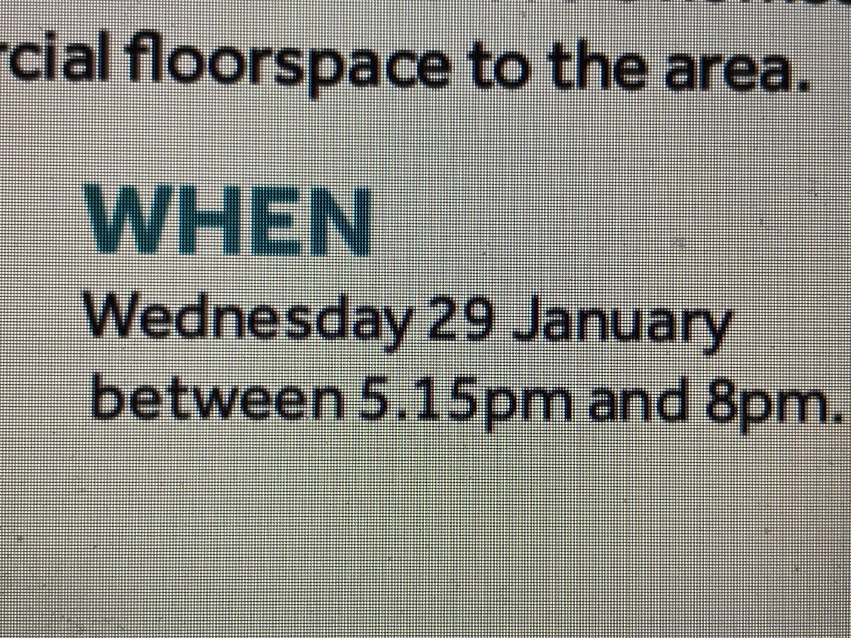 Yet another public consultation about yet another planning development so to be unleashed on Charlton Riverside.  Wednesday 29th Jan.  5:15-8pm @ Windrush Primary School.  These developments will affect us all.  #se7.