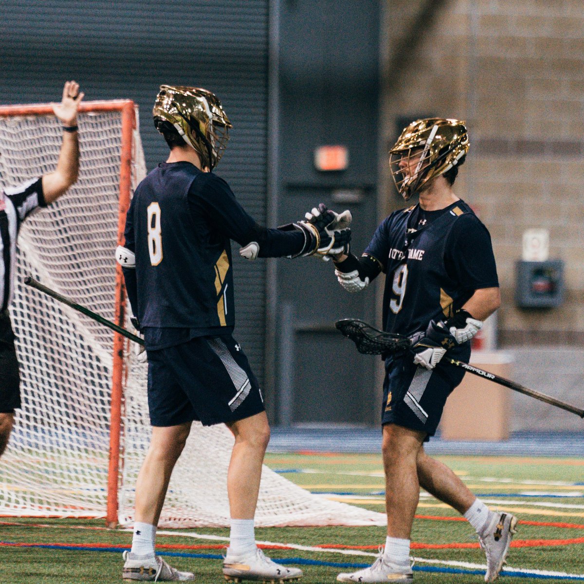 NDlacrosse's tweet photo. Back at it for our final exhibition on Saturday against Air Force! Come to Loftus at 5:30 to watch. 

#GoIrish☘️ https://t.co/R5Te2bf6IK