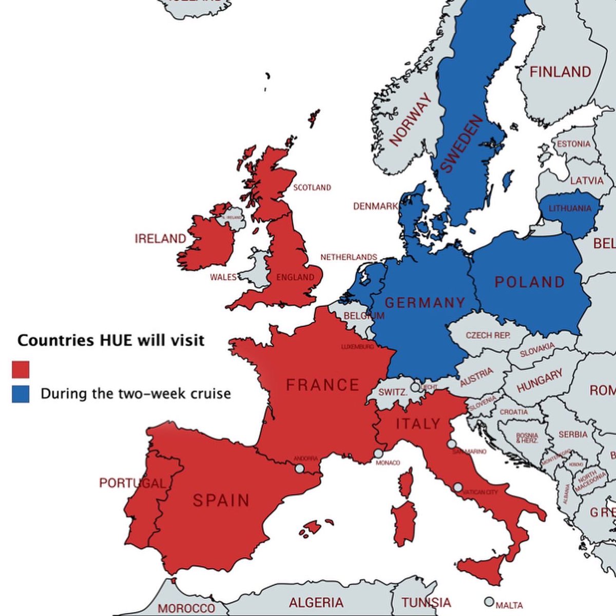 Harding_Abroad's tweet photo. HUE Fall 2020 is bigger and better than ever before! Sign up and visit 13 countries all over Europe! Check out our Facebook, Instagram or the front page of today’s Bison for more info! @HUStudentPubs @HardingU #HUintl https://t.co/F4lPAU7Ryz