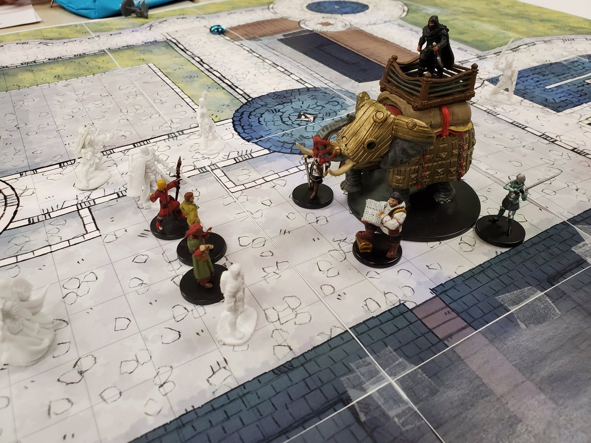 levelupgamingCA's tweet photo. Taking things to another level with @Wizards_DnD miniatures and a gorgeous map by @2minutetabletop!!! Our participants were really engaged by these visual aids! #autismawareness #socialskills #dungeonsanddragons https://t.co/kfToKflcoG