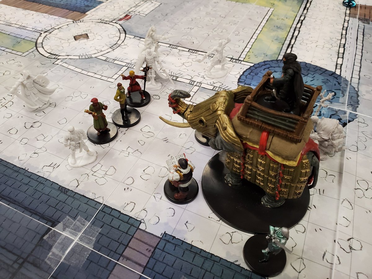 levelupgamingCA's tweet photo. Taking things to another level with @Wizards_DnD miniatures and a gorgeous map by @2minutetabletop!!! Our participants were really engaged by these visual aids! #autismawareness #socialskills #dungeonsanddragons https://t.co/kfToKflcoG