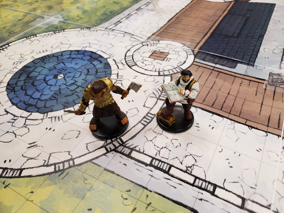 levelupgamingCA's tweet photo. Taking things to another level with @Wizards_DnD miniatures and a gorgeous map by @2minutetabletop!!! Our participants were really engaged by these visual aids! #autismawareness #socialskills #dungeonsanddragons https://t.co/kfToKflcoG
