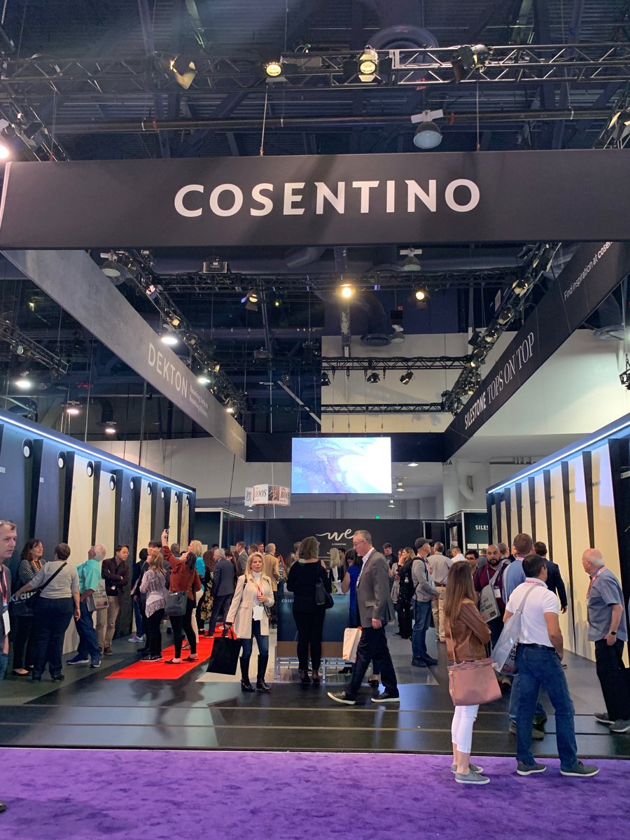 Urban_Quarry's tweet photo. Sharing more photos from @thenkba @KBIS show #KBIS2020 ... the @CosentinoUSA @Dekton booth was packed, full of beautiful designs and #inspiration!
#KitchenBath #Countertops #CountertopDesign #InteriorDesign https://t.co/LegMJ8cmVU