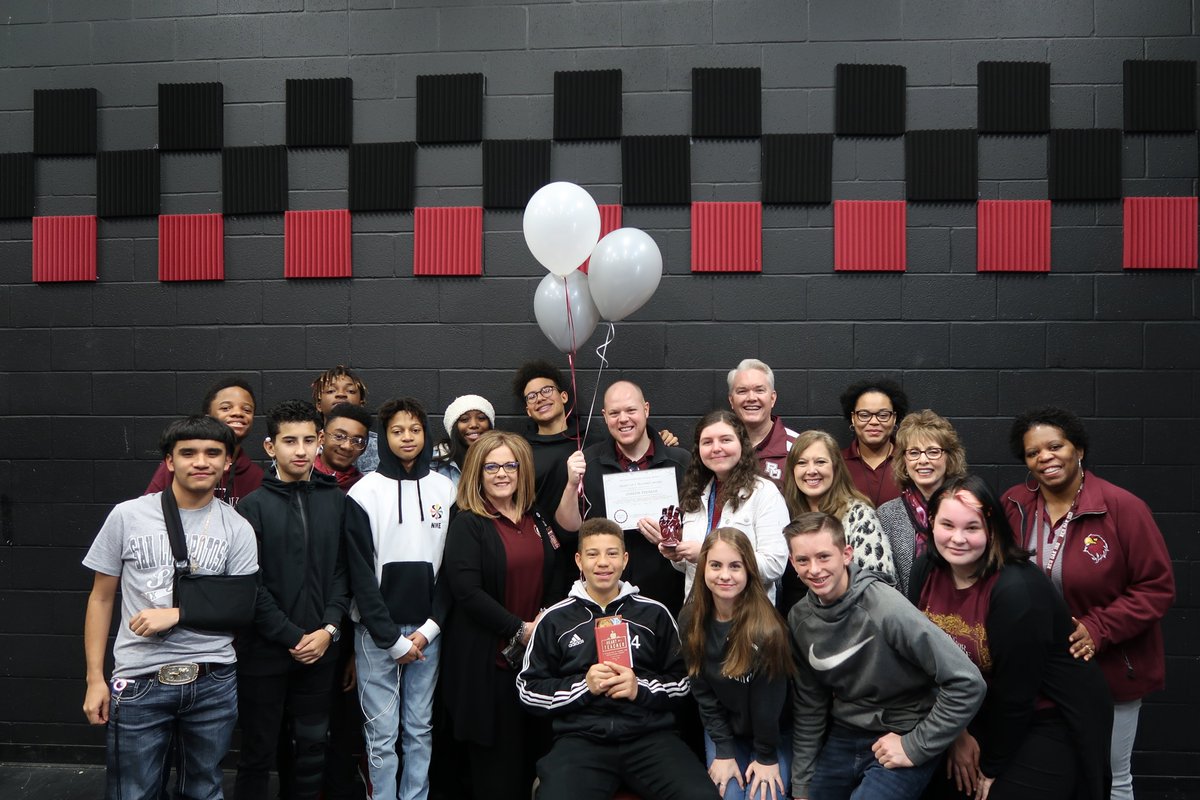 redoakisd's tweet photo. Congratulations to the #ROISD January Heart of a Teacher Award recipients! We appreciate all of our ROISD teachers and their service and dedication to their students! #4Talons https://t.co/D7J6W5z4jB