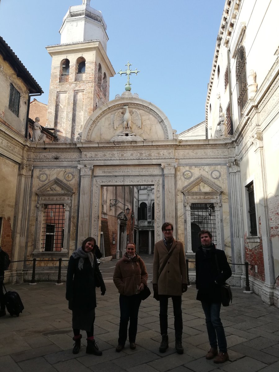 MediciArchivePr's tweet photo. Team #paleography on a field trip to the #ASVe and the @QueriniVenezia https://t.co/i4hNumQYLg