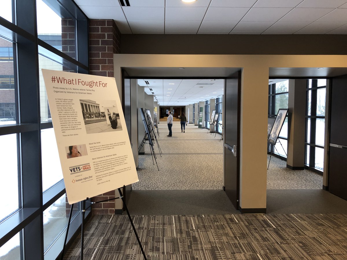karadahproject's tweet photo. #WhatIFoughtFor
@JohnDeere Financial, in Johnston, Iowa, is hosting #WhatIFoughtFor, a Veterans for American Ideals exhibition that visually describes the unique relationship between military veterans and refugees.
@Vets4AmerIdeals @SisterCitiesInt @USGLC https://t.co/ckBOTDtM13