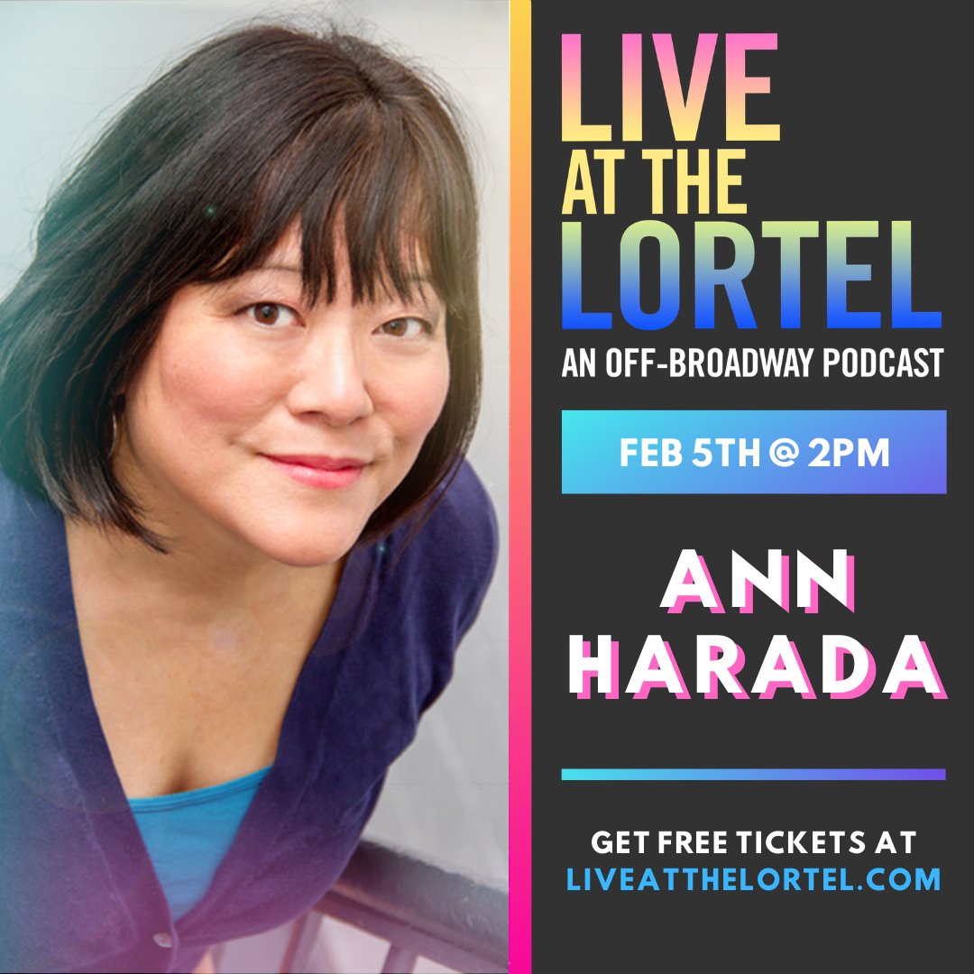 Join AVENUE Q and CINDERELLA actress Ann Harada (<a href="/annharada/">Ann Harada</a>) at Live at the Lortel on February 5th at 2PM! Learn more about her current role in <a href="/emojimusical/">Emojiland 🎭</a> and more by getting your FREE audience tickets at: ci.ovationtix.com/32405/producti…