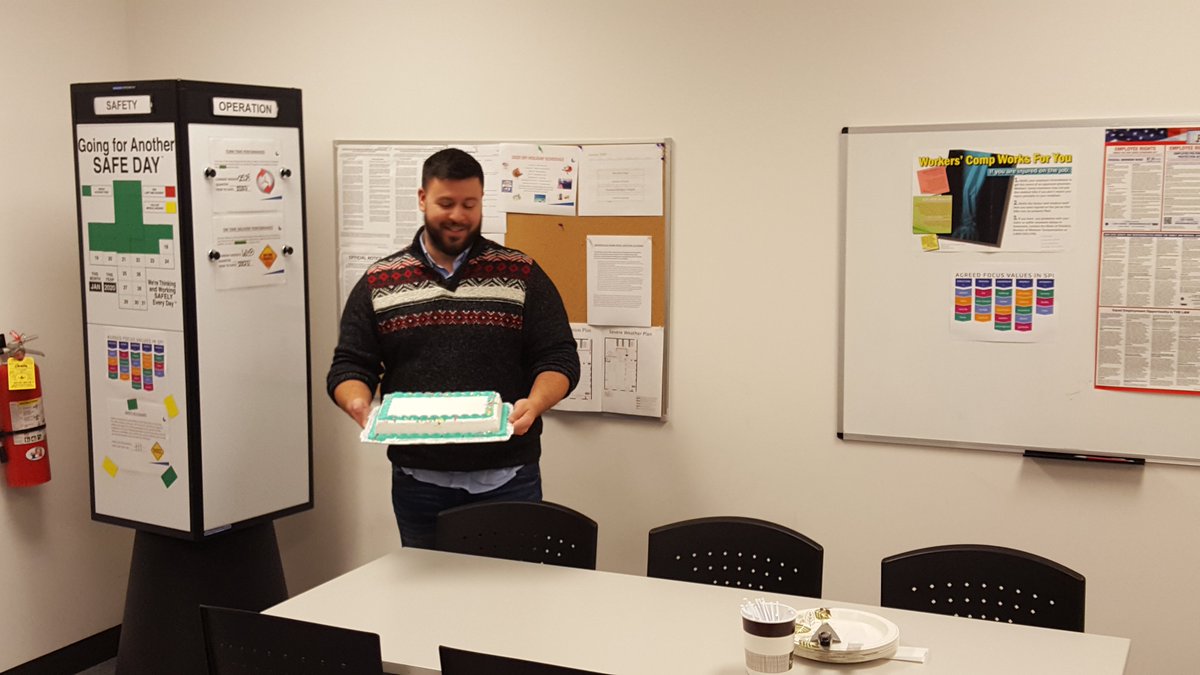 SpacePole_Inc's tweet photo. Help us wish Kory Dean a Happy Birthday!! He's our top Inside Sales Representative, always willing to help others, and a great person to get to know. 

#TeamWork #TeamPlayer #SpacePole https://t.co/RQr5nuYcxm
