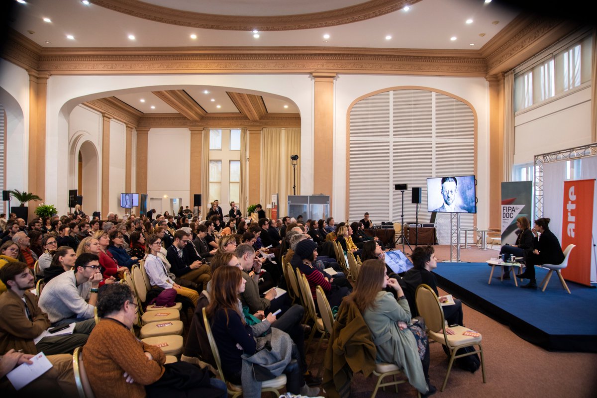 FIPADOC's tweet photo. ◤ LES DÉVELOPPEMENTS EUROPÉENS D'ARTE, une conférence de Regine Hatchondo et Amelie Leenhardt @ARTEfr #fipadoc2020 https://t.co/sxj4DxhCz8