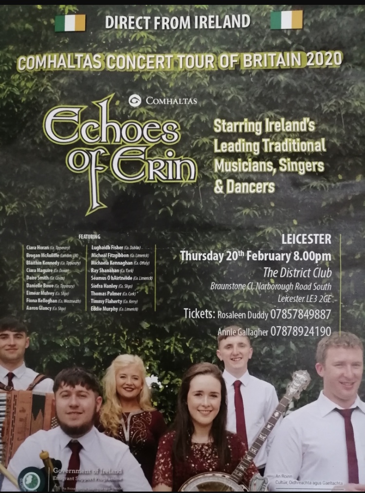 Coming to #Leicester #Irishmusic #Irishdancing #Irishroots