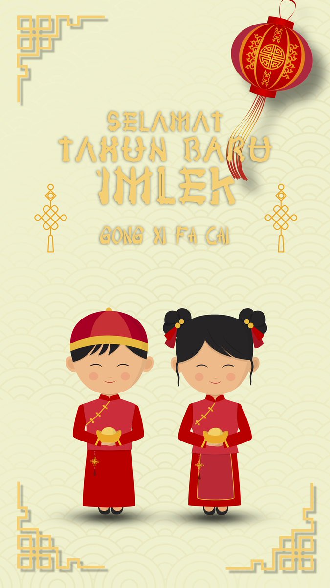 Fahleppi's tweet photo. Selama Tahun Baru Imlek 2020
Gong Xi Fa Cai 🧧🎊
#HappyChineseNewYear2020 #imlek2020 #ChineseNewYear #ChineseNewYear2020 https://t.co/Qg7A2zhslS