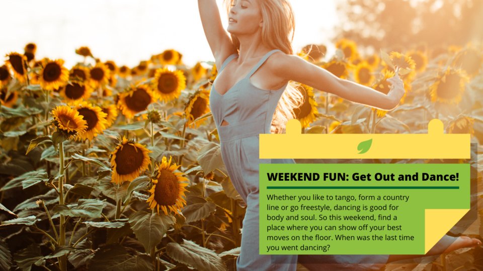 EnergyTimes's tweet image. Whether you like to tango, form a country line or go freestyle, dancing is good for body and soul. So this weekend, find a place where you can show off your best moves on the floor. When was the last time you went dancing?

#tango #countryline #dancing #weekend #energytimes