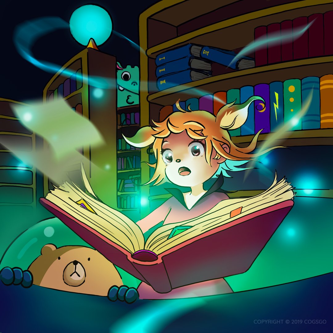cogsgo's tweet image. 📚What would happen in 🔮Mystic Library ? Let&apos;s stick with @cogsxcog for more episodes! 💫#cogxcog releases a new chapter every month on 1st, 15th and 30th 📖💬

#Cogsgo #CogsnCogs #Mysticlibrary #DaknFriends  #magic #comic #illustration #cartooning #DaknFriends