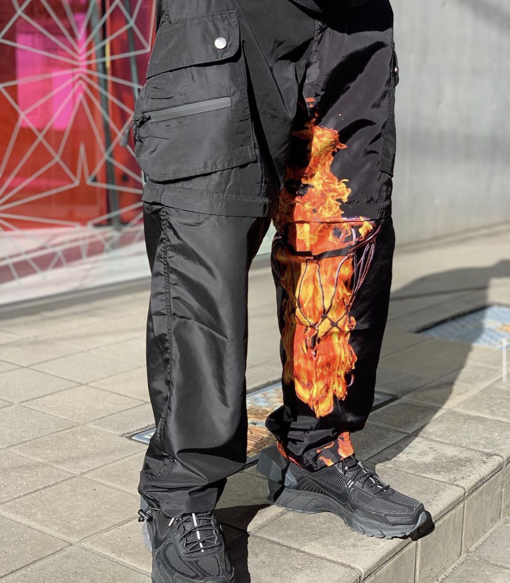 and the fire just keeps on burning...FULL SIZE RESTOCK IN THE REBOUND CONVERTIBLE PANT at rokit.one