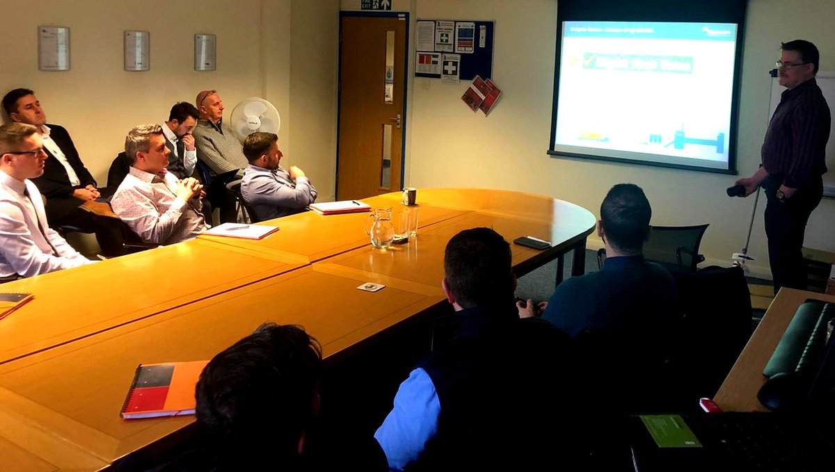 knightsbrown's tweet photo. Cracking turnout for a Tufflex HD presentation with @Hanson_UK today for #SWTRA, @AssemblyWales &amp; others. It’s sustainable &amp; durable road surfacing w/ enhanced safety, noise reduction &amp; whole life cost features. #civilengineering #highways #roadnetwork #infrastructure #SouthWales https://t.co/Y8uaShLPlx