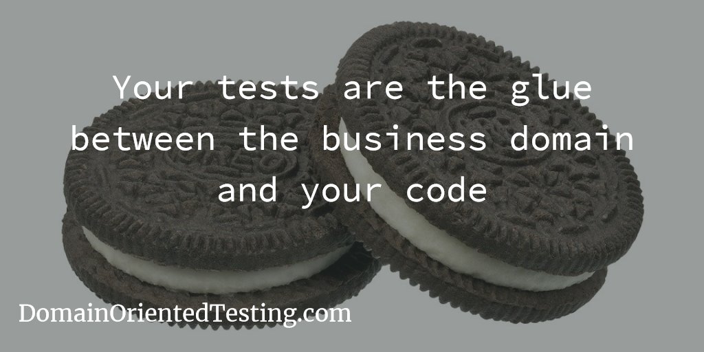 mafftopia's tweet photo. Your tests are the glue between the business domain and your code
https://t.co/XlK2rMoCCH
#DomainOrientedTesting #UnitTests #ComponentTests #AcceptanceTests #BDD #TDD #UserStories #UseCases #DomainDrivenDesign #DDD https://t.co/nZH1WV5snW