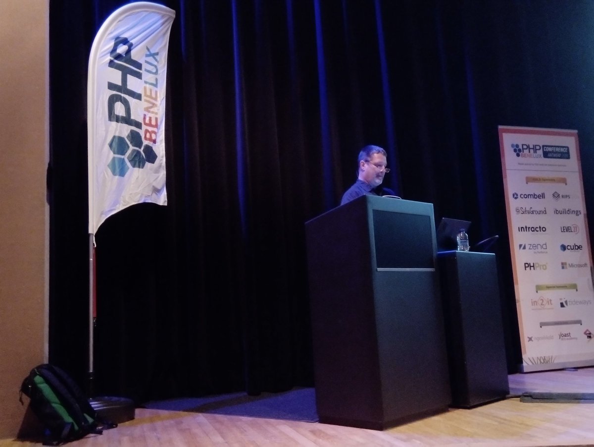 chwenz's tweet image. Keynote time! #PHPBNL20