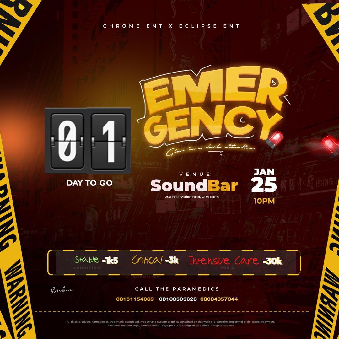 CHROME__ENT's tweet photo. 1 day to emergency #emergency2020 🚨🚨🚨 https://t.co/wKzdMy9z8S
