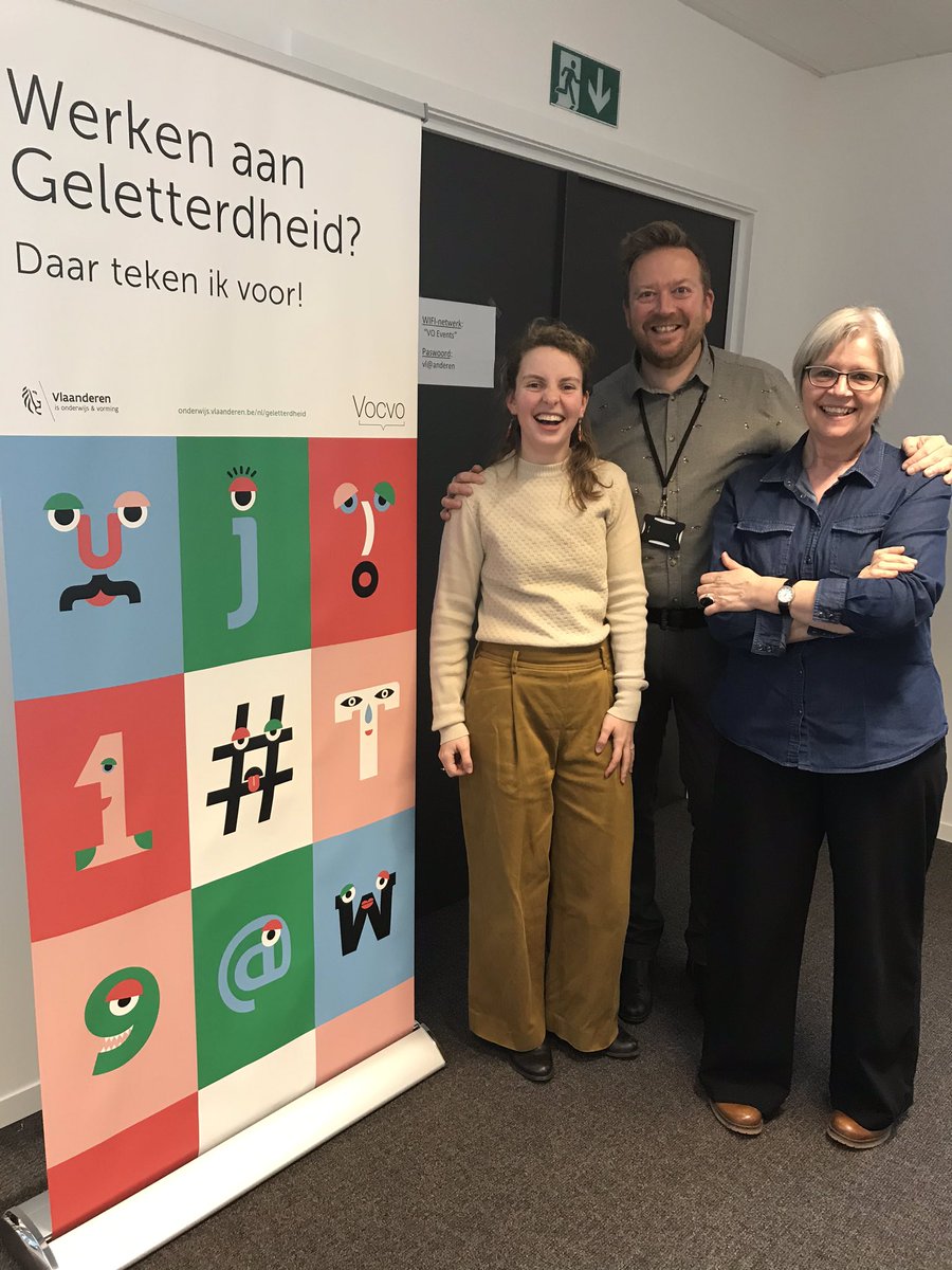 FuchsCarolien's tweet photo. De partners van het Strategisch Plan Geletterdheid delen hun acties met elkaar! Het werken aan geletterdheid doen we samen! @Vocvo_vzw @JokeDejaeghere @kindengezin @vdab_be @POV_onderwijs @OVSG_onderwijs @GO_onderwijs @KathOndVla @vlaamseoverheid @LINCvzw en nog veel meer!! https://t.co/qlv6fSab7R