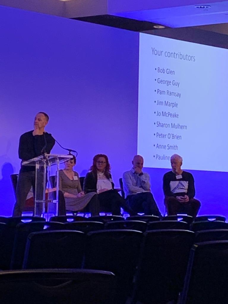 stephw2001's tweet photo. Day 1 #sicsasm great to see @NHSaaa represented on stage with @PeterOBrien1973 sharon mulheron discuss how we support ICU survivors @clarabelle1101 @champagnebird @jenniferPN10 @HazelNMAHPDir @ovensger https://t.co/n6jgCy1fJK