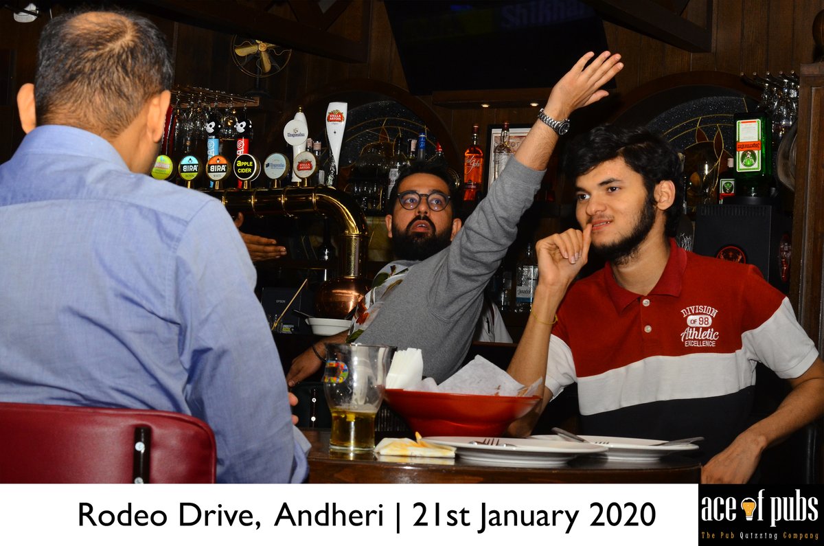 Cheers to all who attended the Quiz at <a href="/RodeoDriveIndia/">Rodeo Drive</a>  @theirishhouseindia &amp; @derbymumbai If you weren't here this is what you have missed! Tag your 3 friends to share the experience. Stay tuned for our upcoming Quizzes for some amazing time.