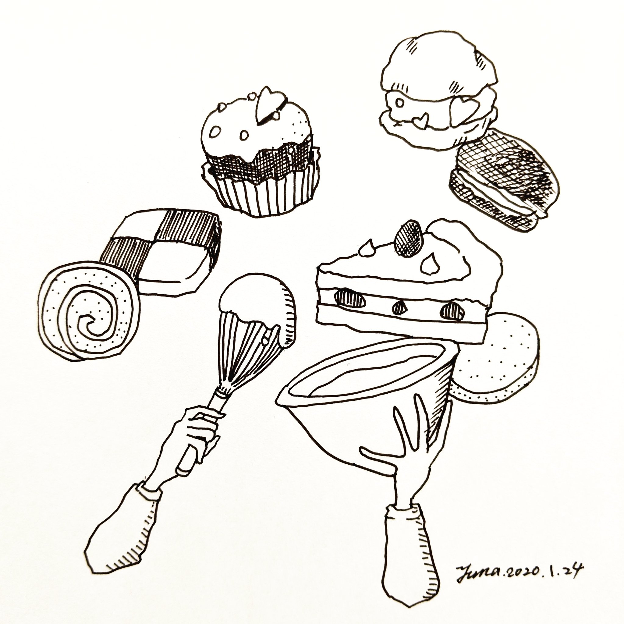 Yuna 画家 イラストレーター 1 24 クッキー Illustration Illustrationart Art Artwork Work 作品 イラスト イラストレーション アート Drawing シュークリーム Cute Original かわいい カップケーキ オリジナル 泡立て器 Cake Yuna 画家 イラストレーター 1 24 クッキー Illustration Illustrationart Art Artwork Work 作品 イラスト イラストレーション アート Drawing シュークリーム Cute Original かわいい カップケーキ オリジナル 泡立て器 Cake