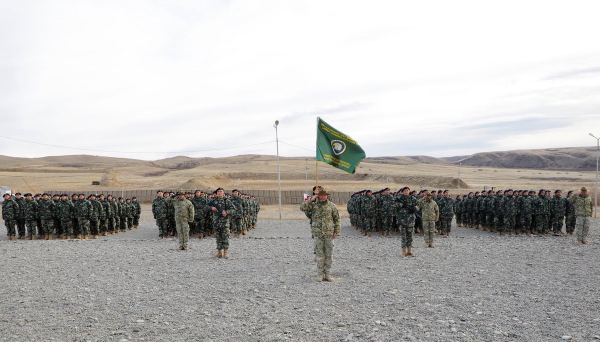 ModGovGe's tweet image. 119 #conscripts started their military service after a Swearing-In Ceremony at the Algeti Base. Servicemen have successfully completed 10-week Basic Combat Training (BCT) and will join different units of the Training and Military Education Command of the 🇬🇪 Defence Forces.