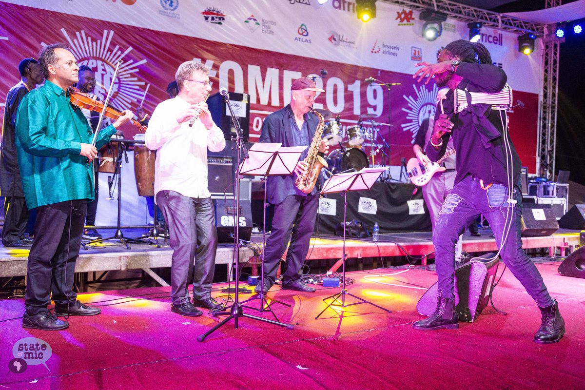AfriCourage's tweet photo. Founded in 1980, Ensemble Modern unites 18 soloists from 10 countries, illustrating the culturally diverse background of the ensemble.
We had the privilege of having them at AfriCourage Festival on December 28th, 2019 at the Independance Stadium, Bakau, Gambia.

 📸Alhagie Manka https://t.co/IUF0pVxm9k