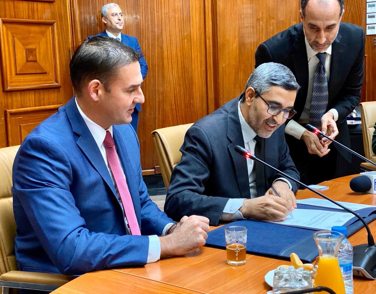 emuyshondt's tweet photo. Hoy nos recibió el Alcalde de Casablanca, la ciudad más importante de Marruecos en términos económicos y poblacionales, con quien iniciamos un acercamiento e intercambio entre nuestras ciudades.
#SSesTuyo https://t.co/tN0Qu81zXU