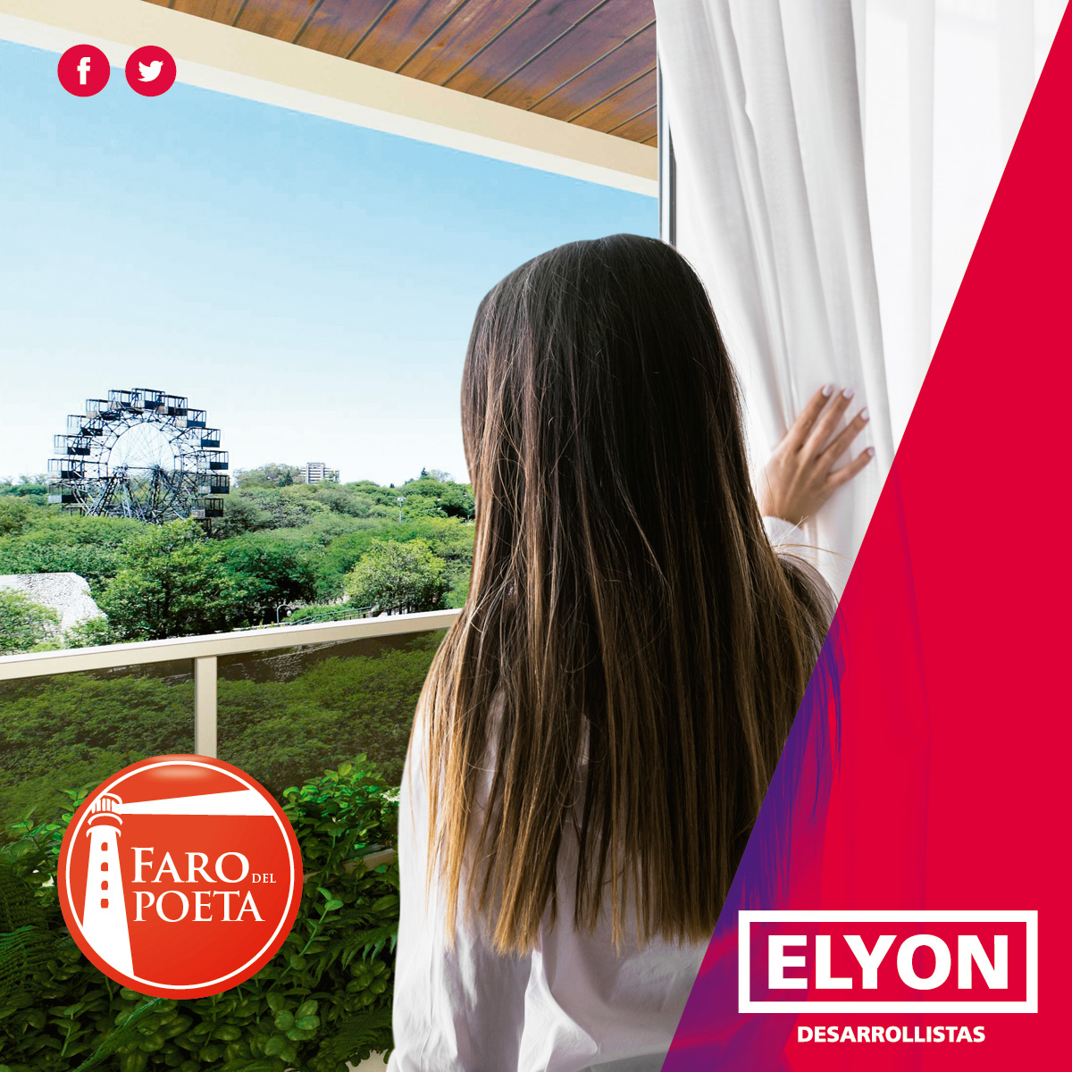 crecelaciudad's tweet photo. 😍 ¡No nos cansamos de admirar esta vista! 🎡🌳
Y estamos seguros que cuando vivas en #FaroDelPoeta, vos tampoco vas a poder ¡dejar de mirarla! 🤩

#VistaPoeta #ParqueSarmiento #RuedaEiffel https://t.co/BgPaOLjrgE
