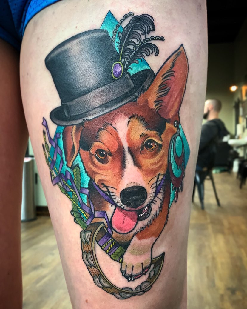 BooneTattoos's tweet photo. @stevienicks meet Stevie Nicks. 🖤🖤🖤 had SO much fun making this tattoo for Paige! Thanks for being tough as nails, and for trusting me to capture your sweet puppers in a tattoo! As always I make my tattoos with @bloodmoneyirons #reapercoils @griffinsalve and @eternalink https://t.co/4uL0GQLwN4