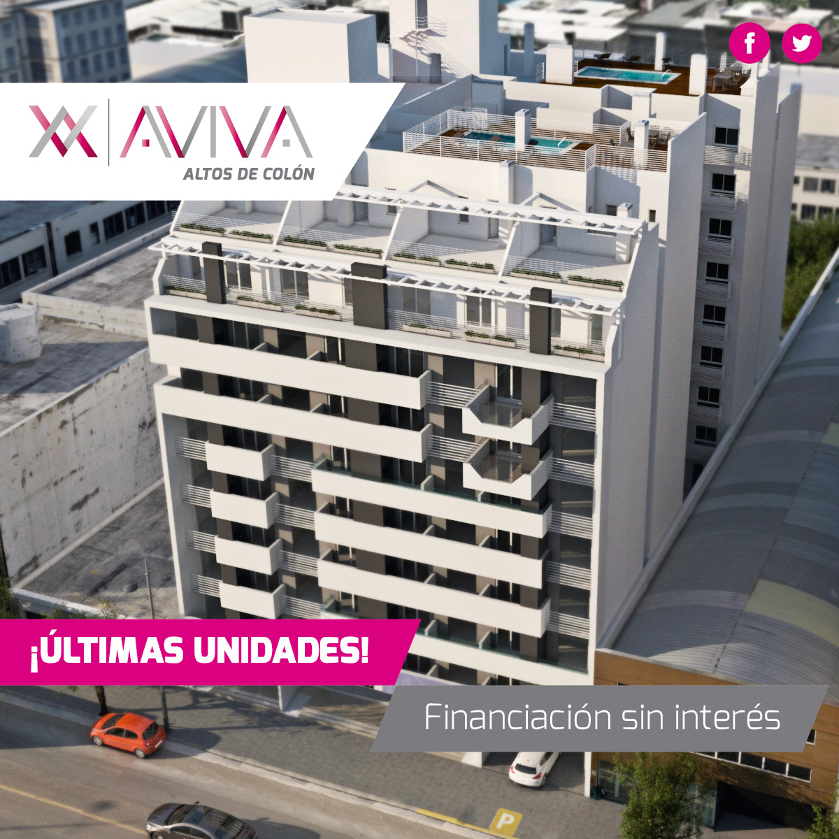 crecelaciudad's tweet photo. ✦ 2 Torres con 1⃣2⃣6⃣ Departamentos✦
→ Cocheras en subsuelo, terraza con piscina y SUM.
⚠ ¡Últimas unidades disponibles de 1 dorm con balcón y asador!
📌 Sobre Av Colón 1750, a mtrs del centro de la ciudad.

-Posesión: INMEDIATA- Más info➡ https://t.co/FBvPzw8Kz0 https://t.co/jeWCIe4o5X