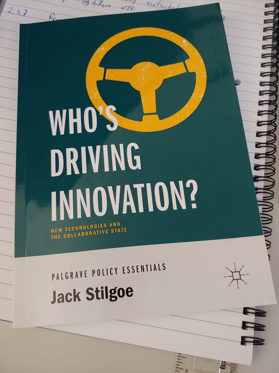 "Who's driving innovation?" is a book by Jack Stilgoe who describes the current state of innovation.