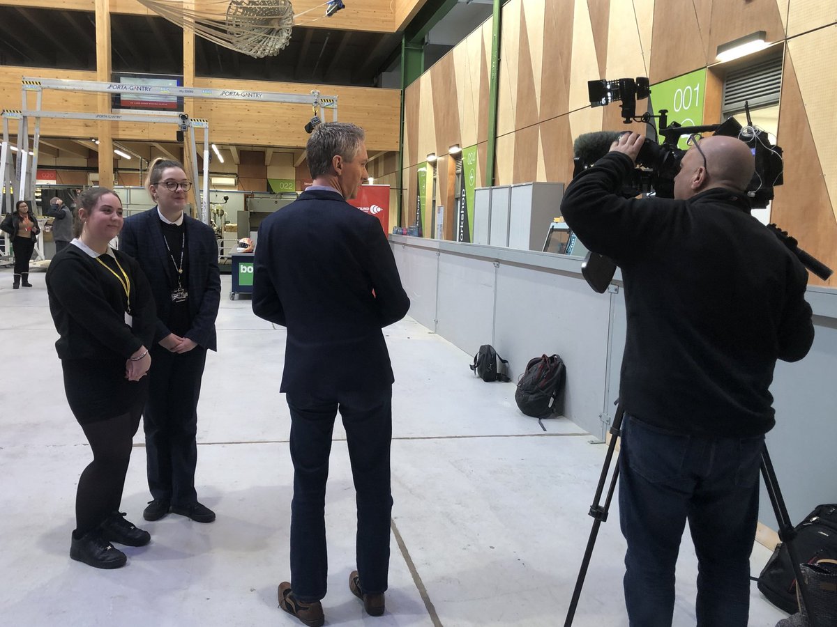 berkeleygutc's tweet photo. Great opportunity for our students to be interviewed about @Bloodhound_LSR for @itvwestcountry and @BBCBristol https://t.co/Q9d2fiIX43