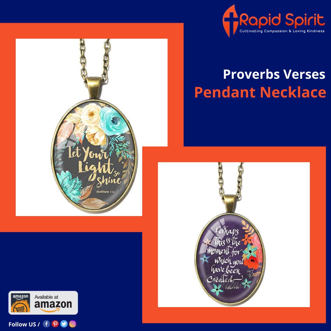 rapidspirituk's tweet photo. Proverb Verses Pendant Necklace

Check this amazing necklace that is made to empower women of all ages.

Order Now @ https://t.co/5vRuRsyTbf

#Necklace #Jewelry #Jewellery #Pendant #Style #FashionJewelry #StylishNecklace #RapidSpirit #SpiritualStore #Fashion #ModernJewelery https://t.co/HZsaAkfAGK