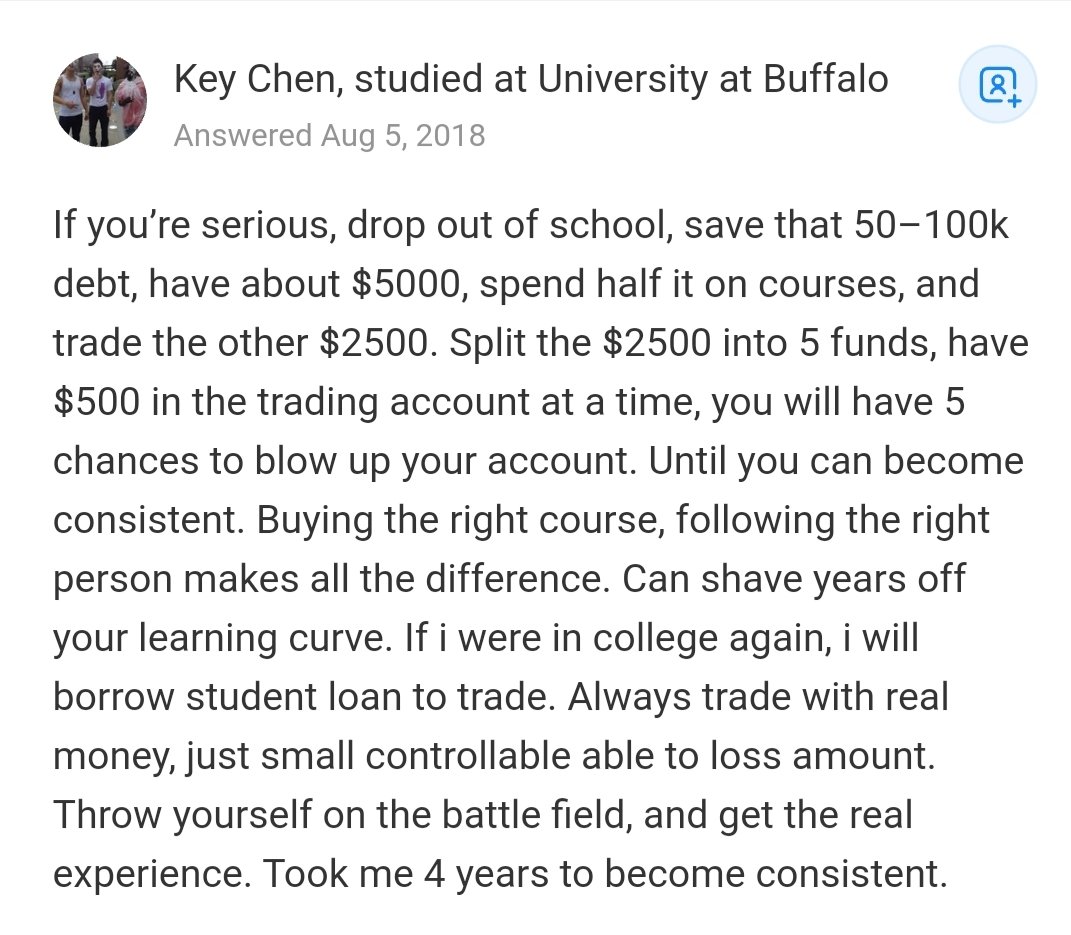 Some of you are angry at this thread because it goes against an advert your fav influencers post about forex. The bitter truth is, you can NEVER, EVER!!! Learn forex in the space of 6weeks, forex is too deep and to vast to learn with 6weeks.