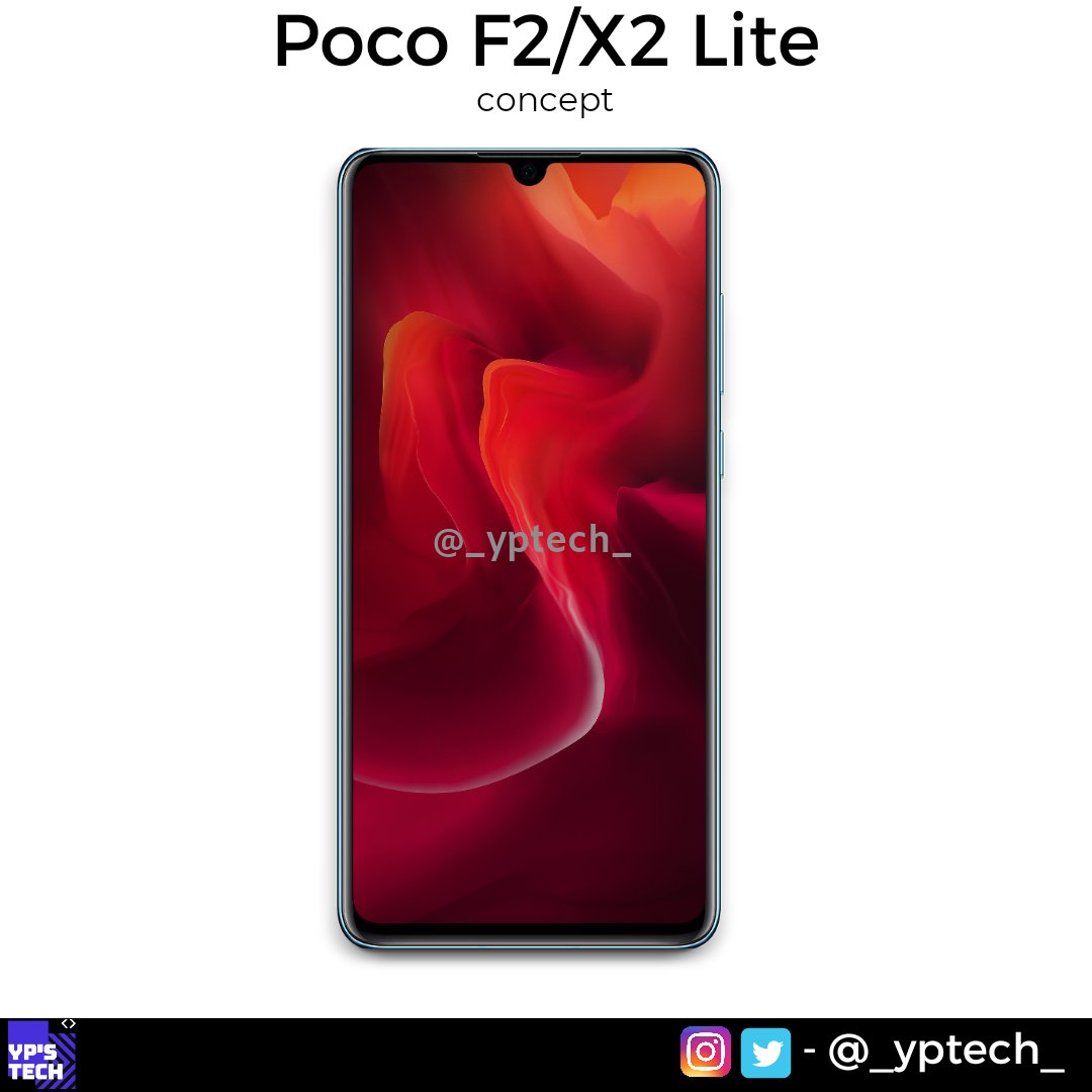 Guidingdroid's tweet photo. #Pocof2lite or #Pocox2lite concept based on leaked images by @revatlas
.
Let me know your opinion about it in the comments below....
.
#poco #pocof2 #POCOX2 #OnePlus7t #POCOPHONE #realmex2 #oneplus8 #oneplus8pro #oneplus8lite #mi10 #mi10pro #galaxys20ultra https://t.co/ew28WAP7BA
