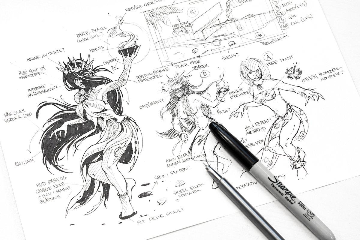 skurktur's tweet photo. Siren - Concept sketch / studies for a new @AustmannBrewery beer can illustration.
·
#skurktur #illustration #brewery #beercan #craftbeers #craftcans #beerstagram #labeldesign #packagingdesign #beercandesign #discoverbetterbeer #austmann #siren #hawaiian https://t.co/F9mbT0HSvn