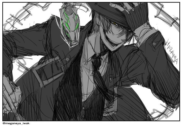 ハザマさん落書き
(版権/BB) 