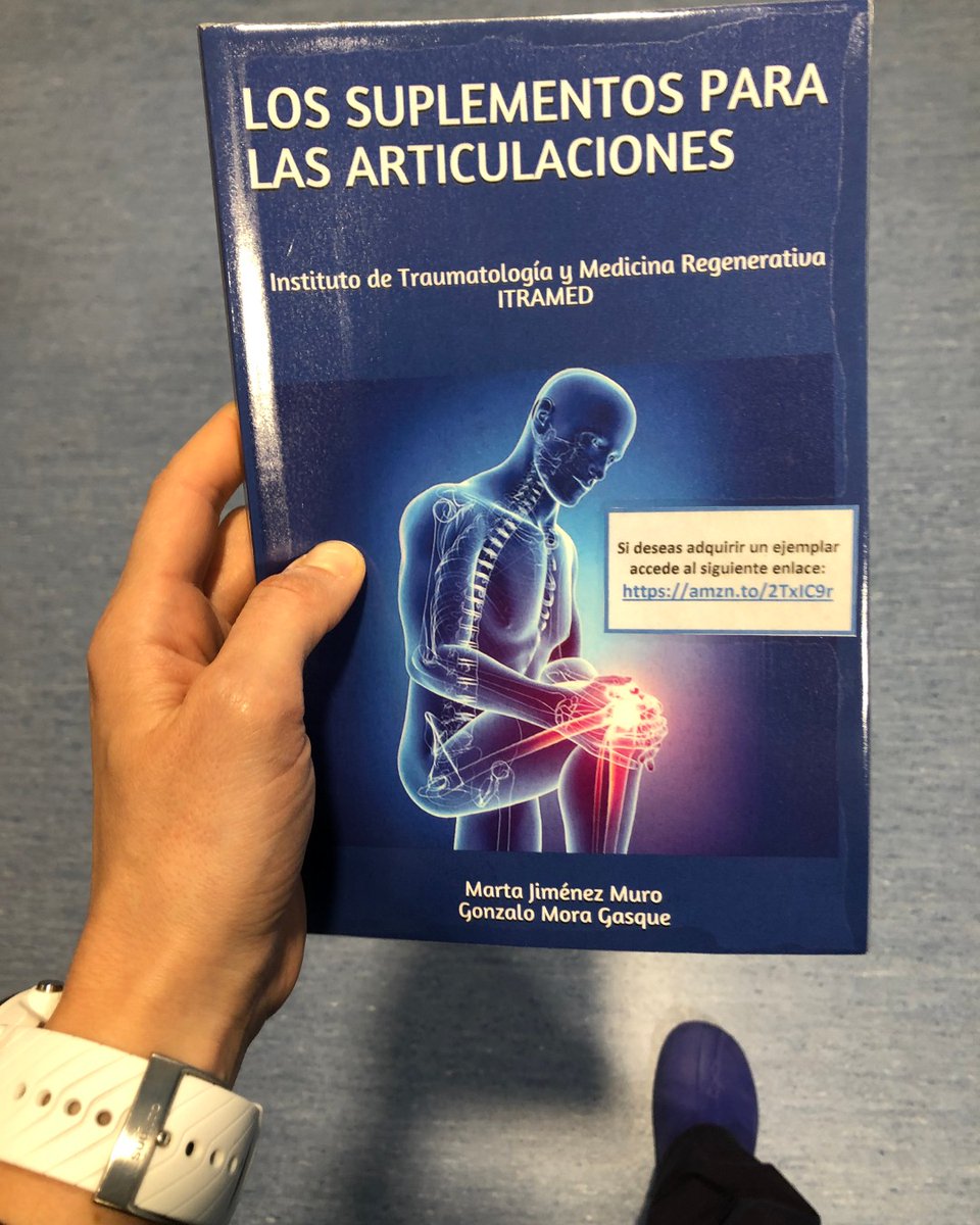 Trauma_Itramed's tweet photo. Ya tenemos nuestro primer libro 😃
Los suplementos para la articulaciones está basado en un estudio que realizamos sobre la evidencia de algunos suplementos alimenticios en la artrosis.
Os animamos a pasaros por la consulta a leerlo o podéis adquirirlo en https://t.co/SWjnWzc5IY https://t.co/ObJv0AUwX0