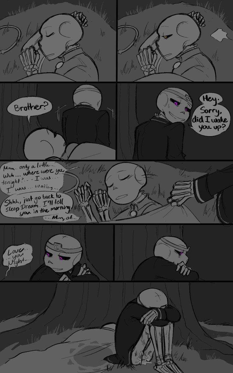 another small comic about nightmare! the villagers dragged him out to play all night (ʘ‿ʘ✿) #symphanc