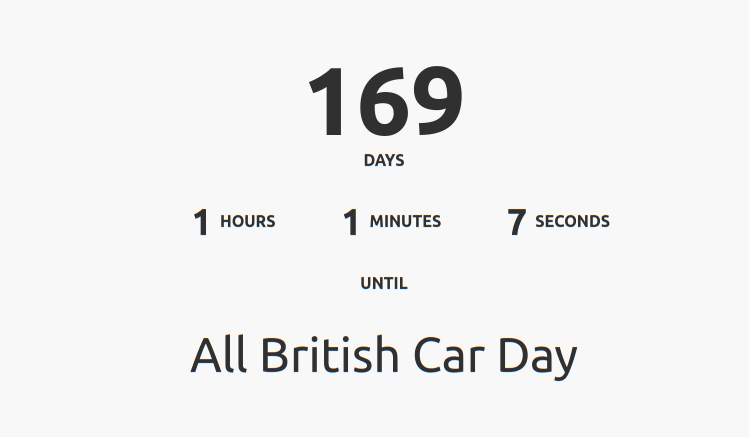 BritishCarDay's tweet photo. Oh my goodness, time is just flying by. Are you coming to see us at our new location in July? Visit https://t.co/oCCB1x3hlg for more info https://t.co/X7gfNUv9qZ